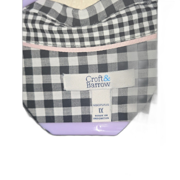 Croft and Barrow Womens size 1xl button down top - Picture 5 of 5